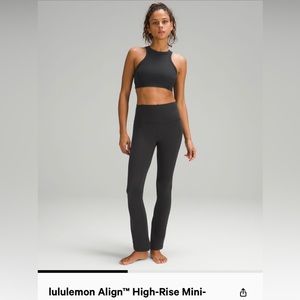 Lululemon Align high rise mini flare pant